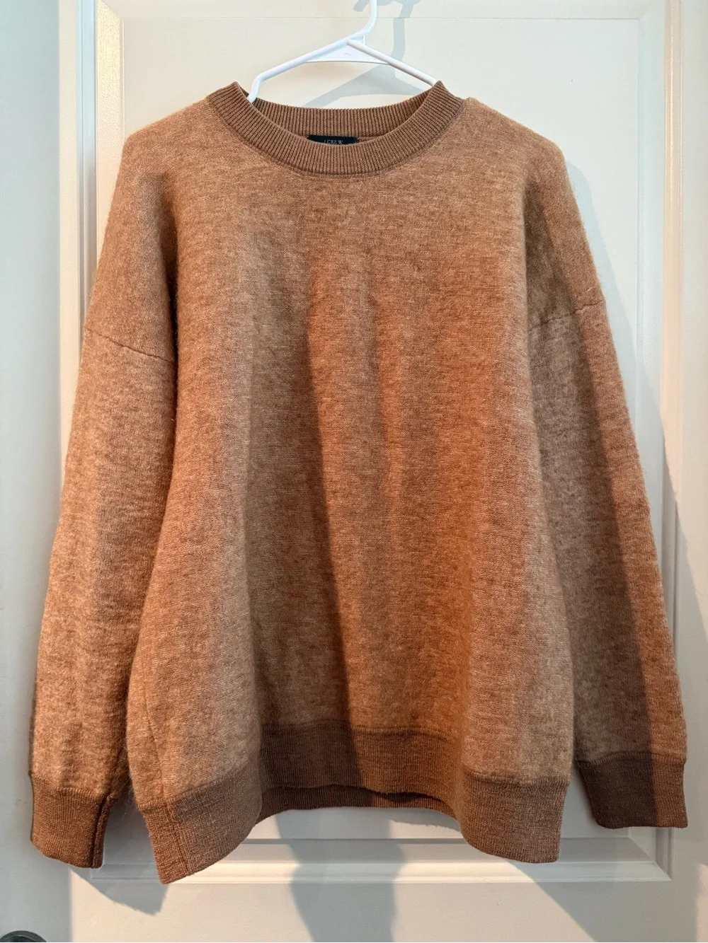 J. Crew Women's Crewneck Sweater in Camel Brown